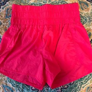 neon pink athletic short